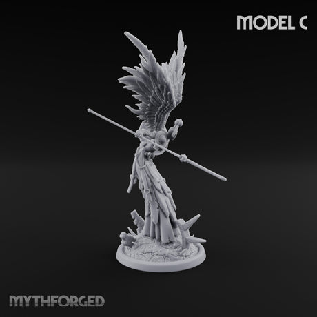 Wings Spread Descending Seraph Warrior C gallery 4
