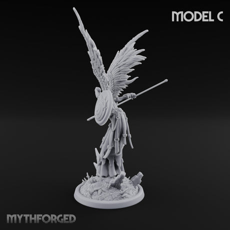 Wings Spread Descending Seraph Warrior C gallery 7