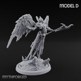 Wings Spread Descending Seraph Warrior D gallery 1
