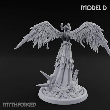 Wings Spread Descending Seraph Warrior D gallery 4