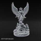 Wings Spread Wide Angel Sorceress Miniature for Dungeons and Dragons, Pathfinder or other TTRPGs