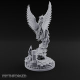 Wings Spread Wide Angel Sorceress Miniature for Dungeons and Dragons, Pathfinder or other TTRPGs