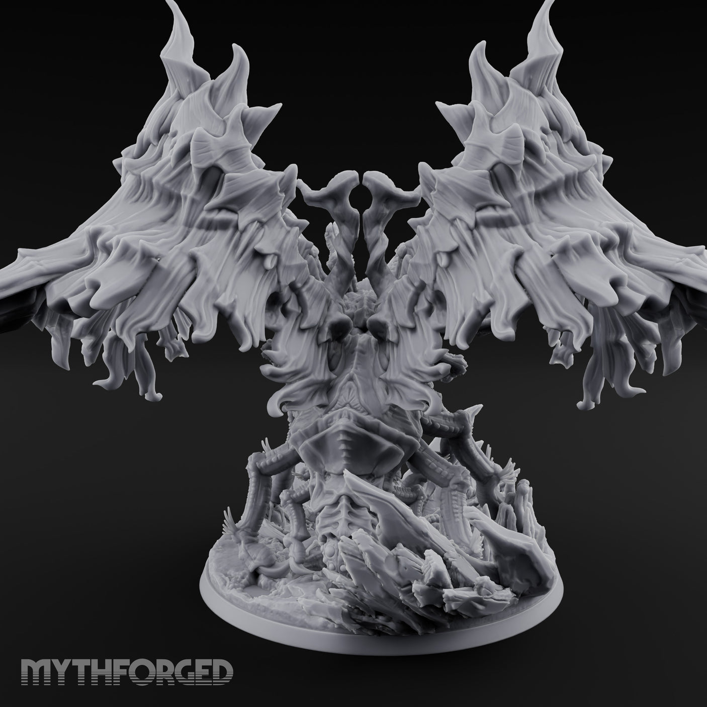Wings Spreading Beholder Dragon Overlord Miniature for Dungeons and Dragons, Pathfinder or other TTRPGs