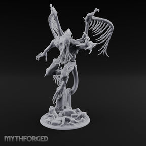 Wings Unfurling Star Spawn Abomination Miniature for Dungeons and Dragons, Pathfinder or other TTRPGs