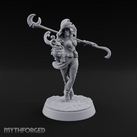 Brewing Trouble on Tiptoe Human Witch