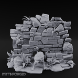 Prowling Ruins Wolf Scout Miniature for Dungeons and Dragons, Pathfinder or other TTRPGs