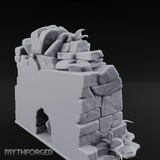 Prowling Ruins Wolf Scout Miniature for Dungeons and Dragons, Pathfinder or other TTRPGs