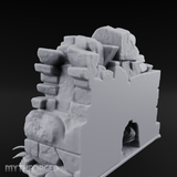 Prowling Ruins Wolf Scout Miniature for Dungeons and Dragons, Pathfinder or other TTRPGs