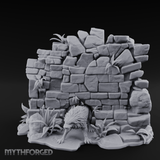 Prowling Ruins Wolf Scout Miniature for Dungeons and Dragons, Pathfinder or other TTRPGs