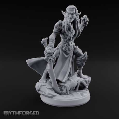 Sharp Ears, Sharper Tempers Wood Elf Warrior B