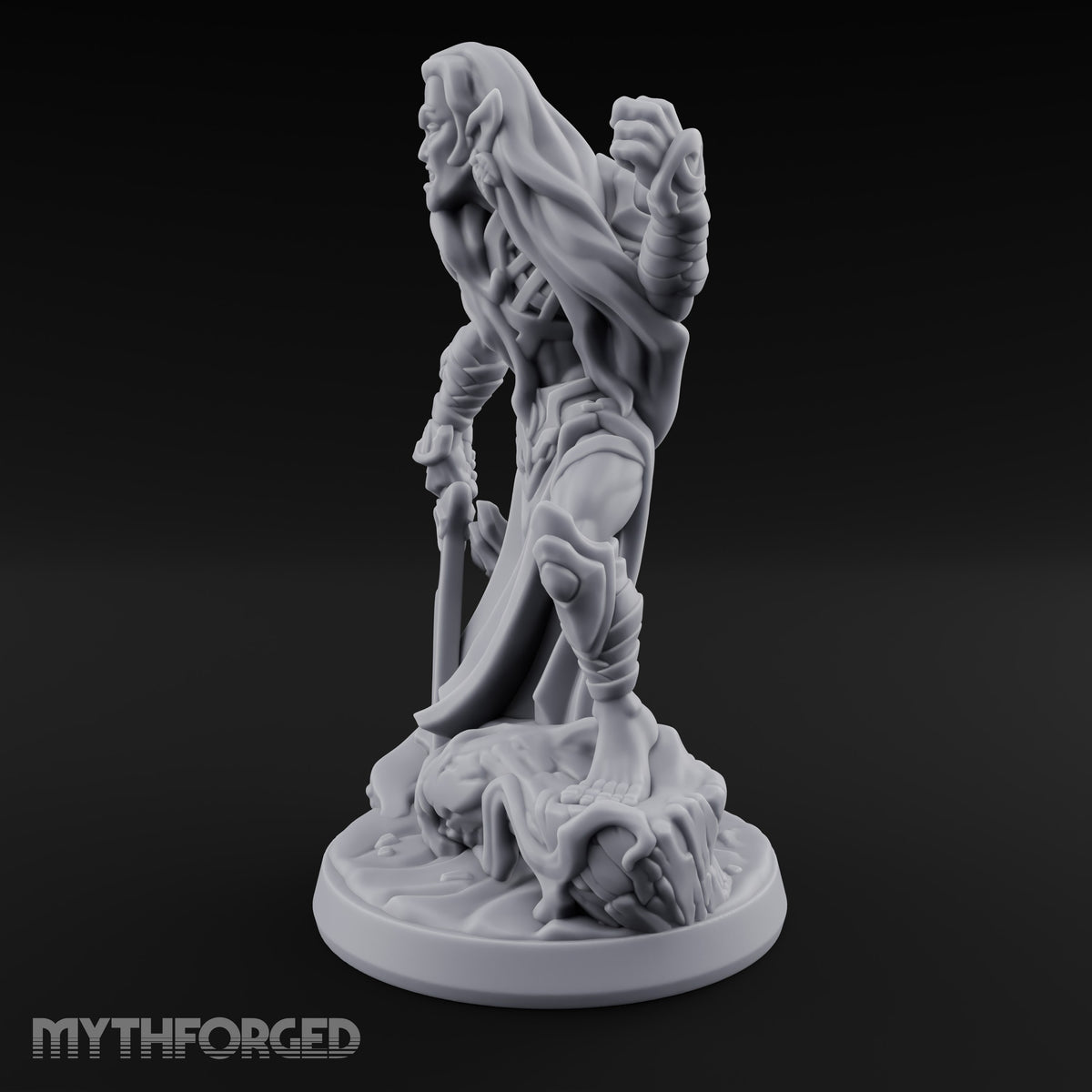 Sharp Ears, Sharper Tempers Wood Elf Warrior B