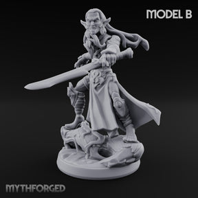Roots Remember Every Step Wood Elf Warrior B