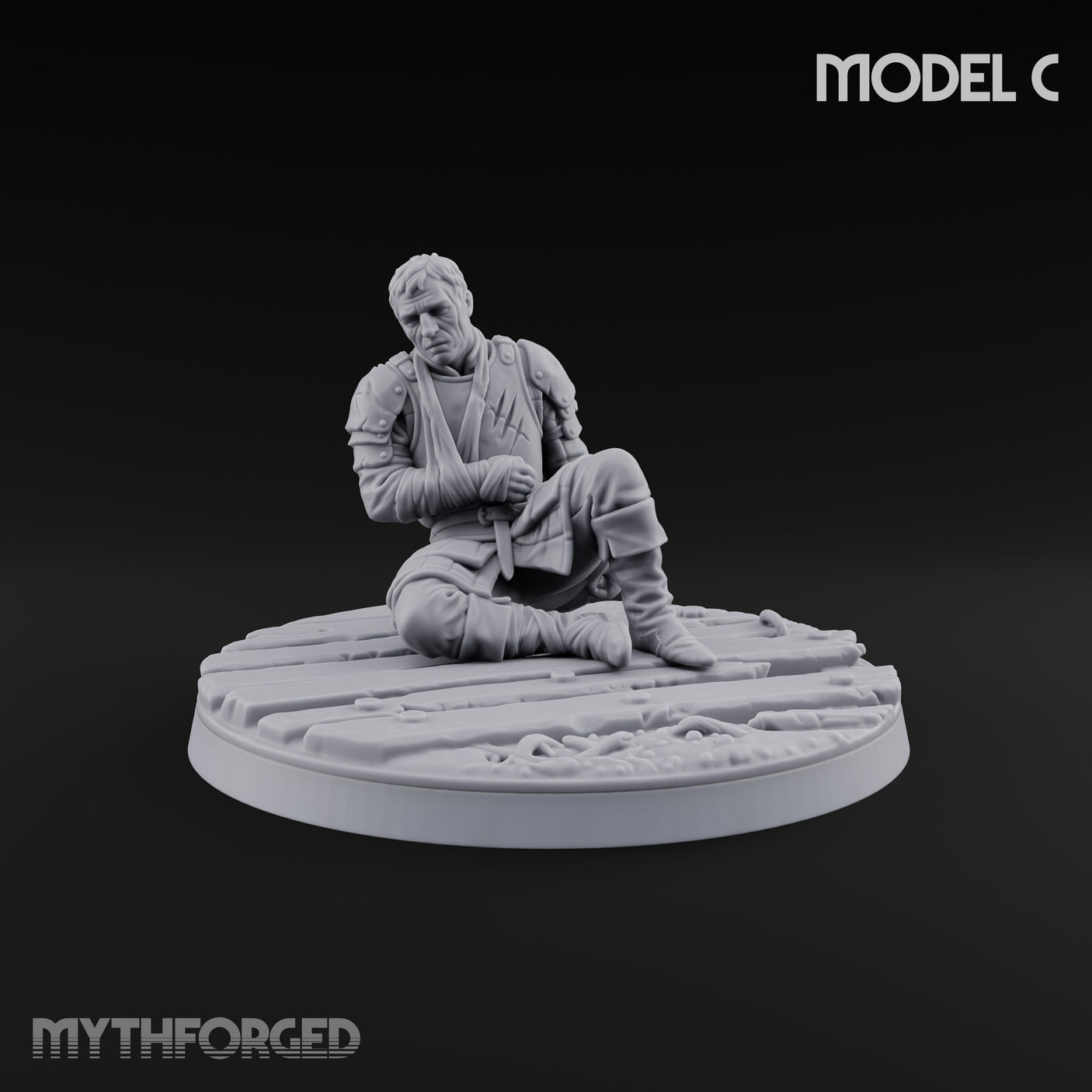 Holding the Line Human Guards — Wounded guard