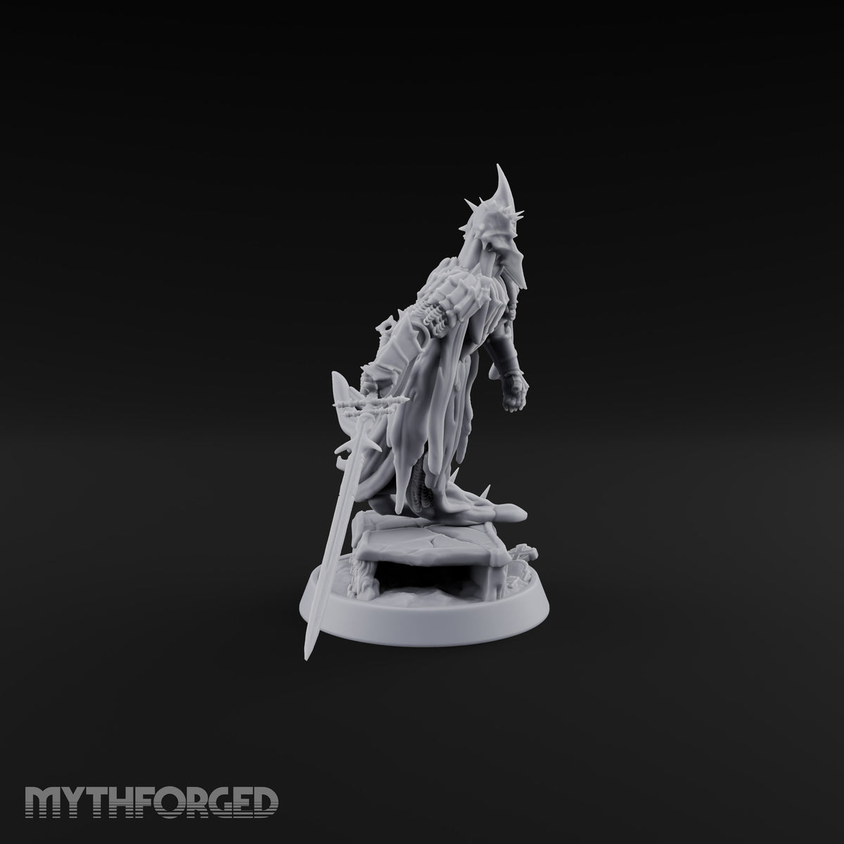 Hem Dissolving Into Smoke Wraith Sword Warrior B