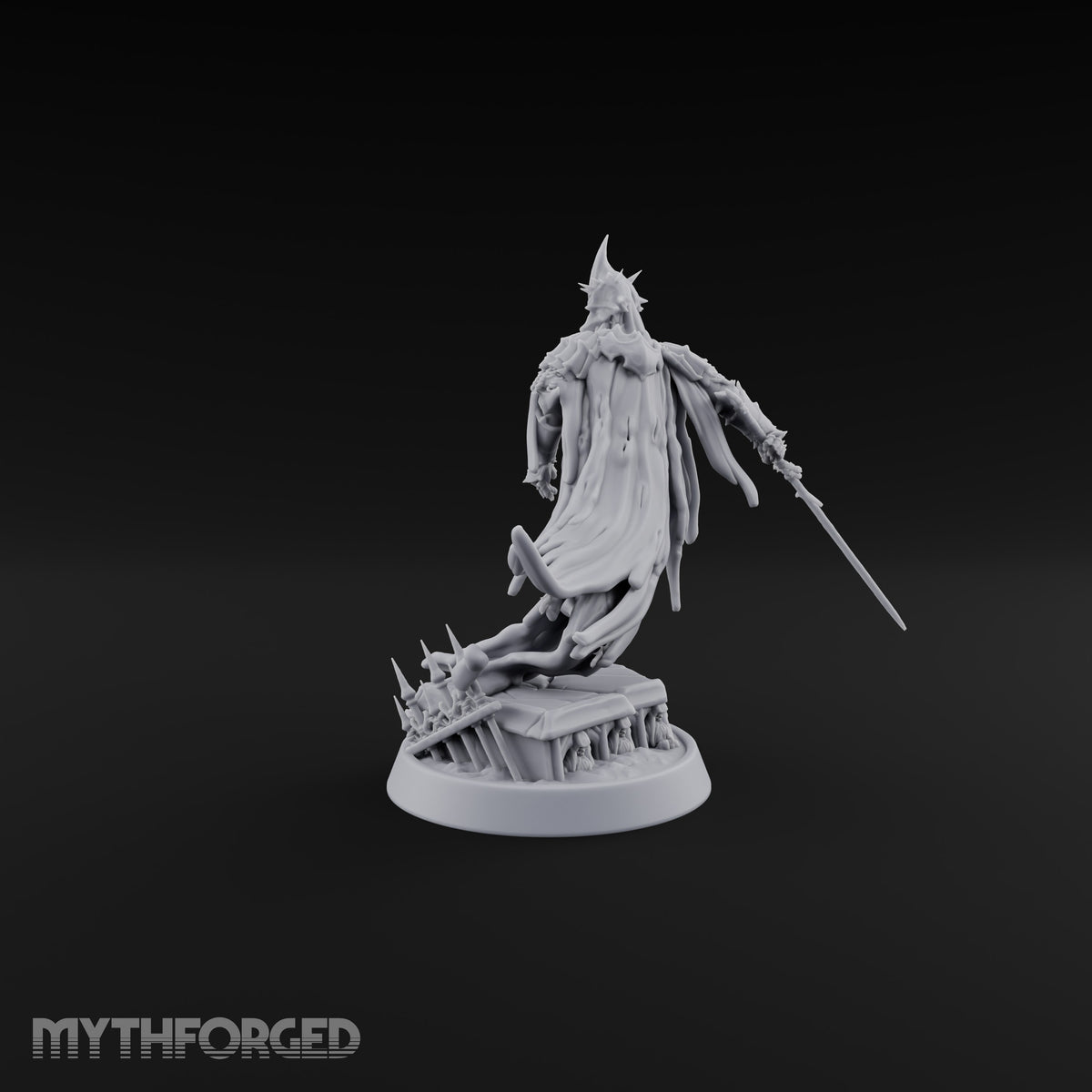 Hem Dissolving Into Smoke Wraith Sword Warrior B