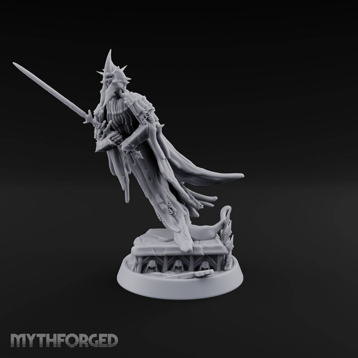 Hem Dissolving Into Smoke Wraith Sword Warrior C