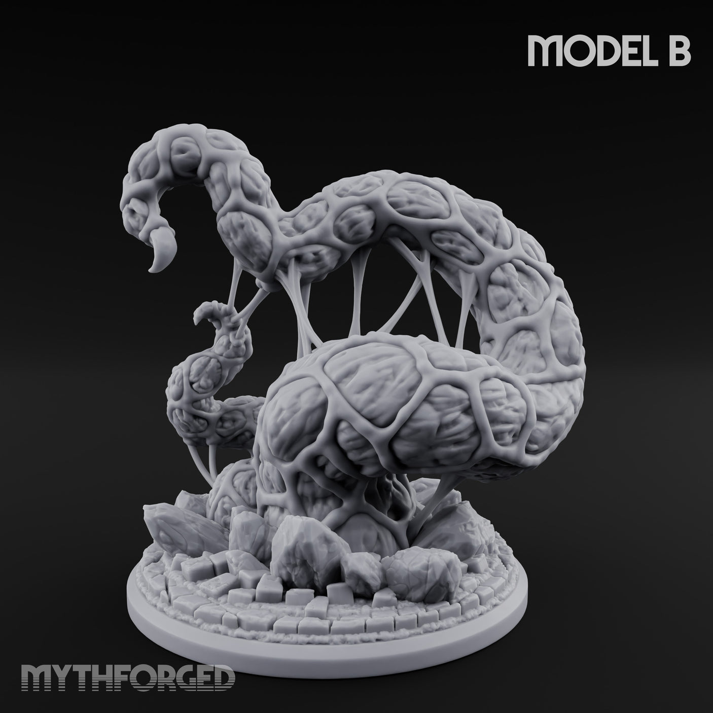 Writhing Reaching Dark Young of Shub-Niggurath B Miniature for Dungeons and Dragons, Pathfinder or other TTRPGs