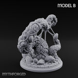 Writhing Reaching Dark Young of Shub-Niggurath B Miniature for Dungeons and Dragons, Pathfinder or other TTRPGs