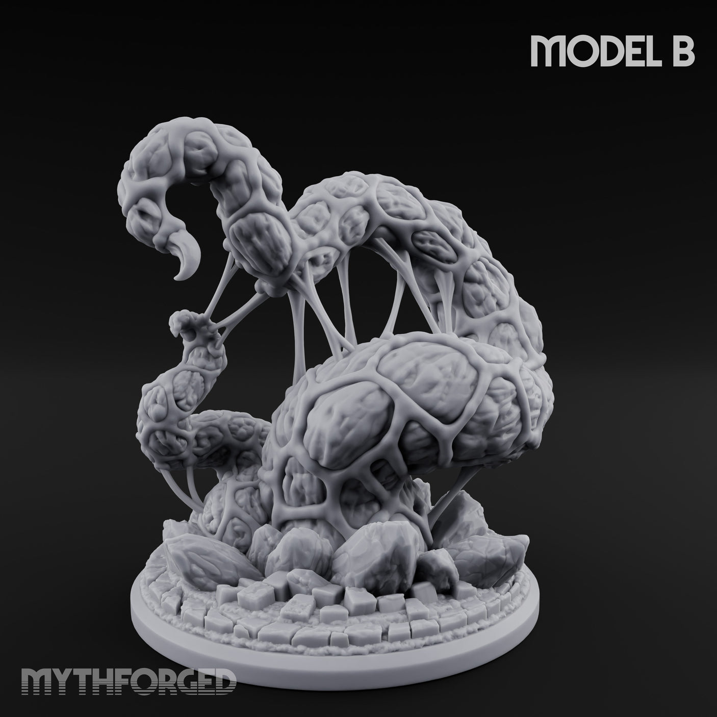 Writhing Reaching Dark Young of Shub-Niggurath B Miniature for Dungeons and Dragons, Pathfinder or other TTRPGs