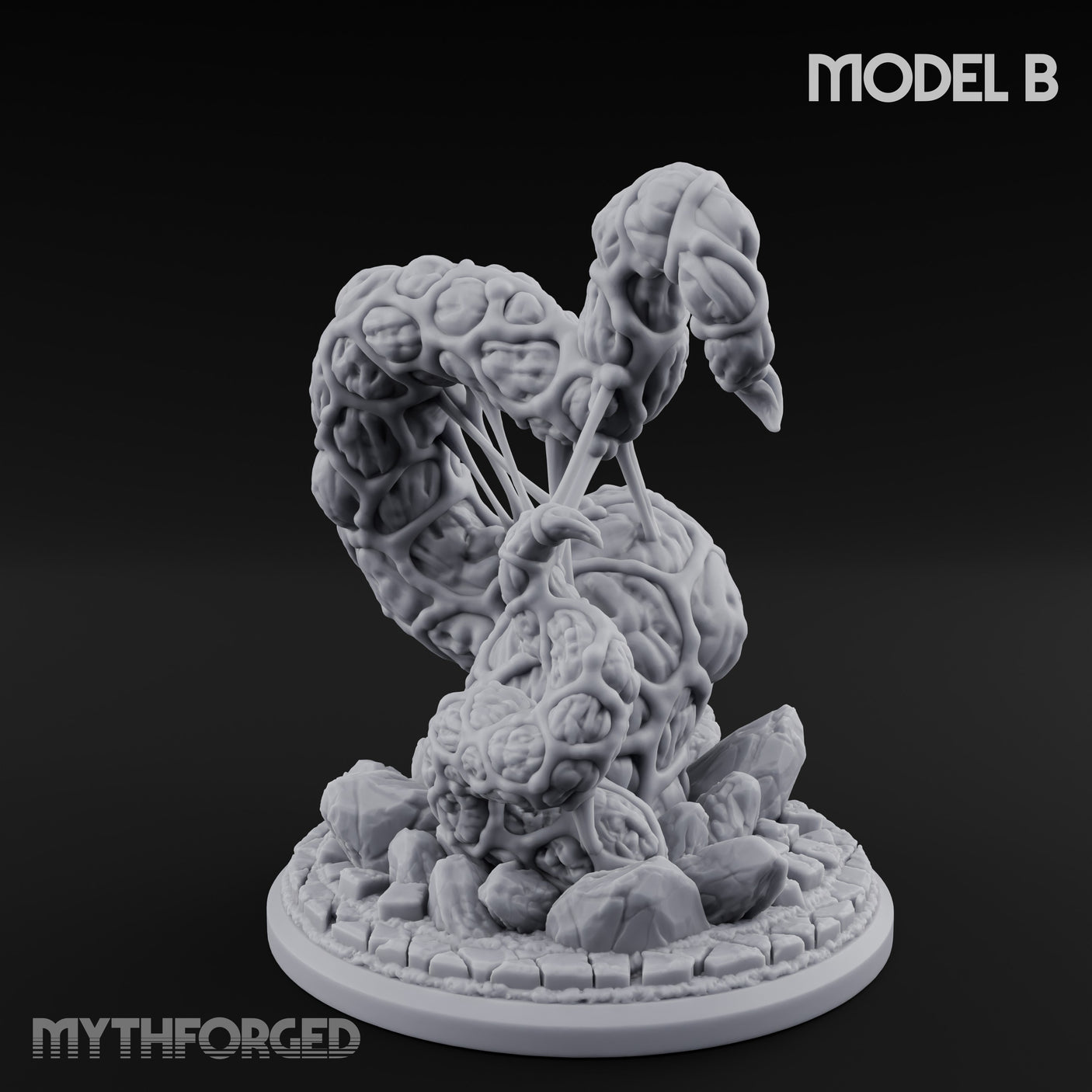 Writhing Reaching Dark Young of Shub-Niggurath B Miniature for Dungeons and Dragons, Pathfinder or other TTRPGs