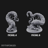 Writhing Reaching Dark Youngs of Shub-Niggurath Miniature for Dungeons and Dragons, Pathfinder or other TTRPGs