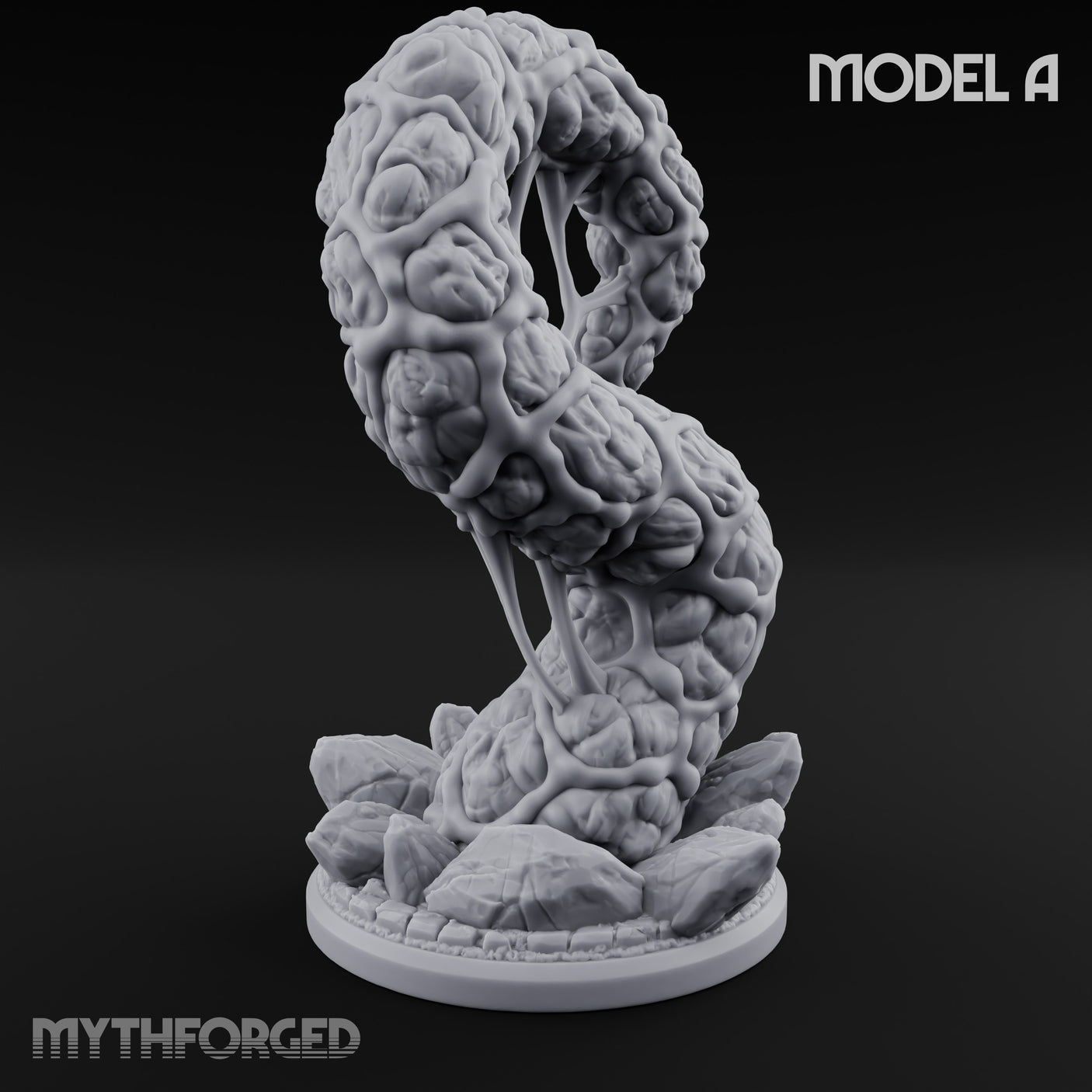 Writhing Reaching Dark Youngs of Shub-Niggurath Miniature for Dungeons and Dragons, Pathfinder or other TTRPGs