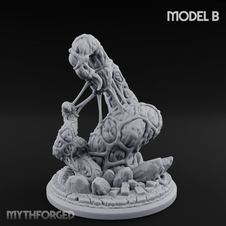 Writhing Reaching Dark Youngs of Shub-Niggurath Miniature for Dungeons and Dragons, Pathfinder or other TTRPGs