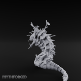 Rider Aloft Purple Worm Monstrosity Miniature for Dungeons and Dragons, Pathfinder or other TTRPGs