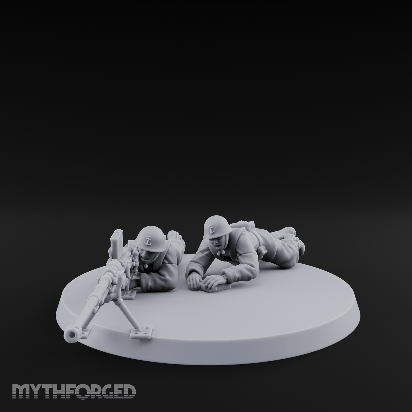World War 2 Japanese Anti Tank Rifle Miniature for Dungeons and Dragons, Pathfinder or other TTRPGs