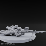 World War 2 Japanese Anti Tank Rifle Miniature for Dungeons and Dragons, Pathfinder or other TTRPGs