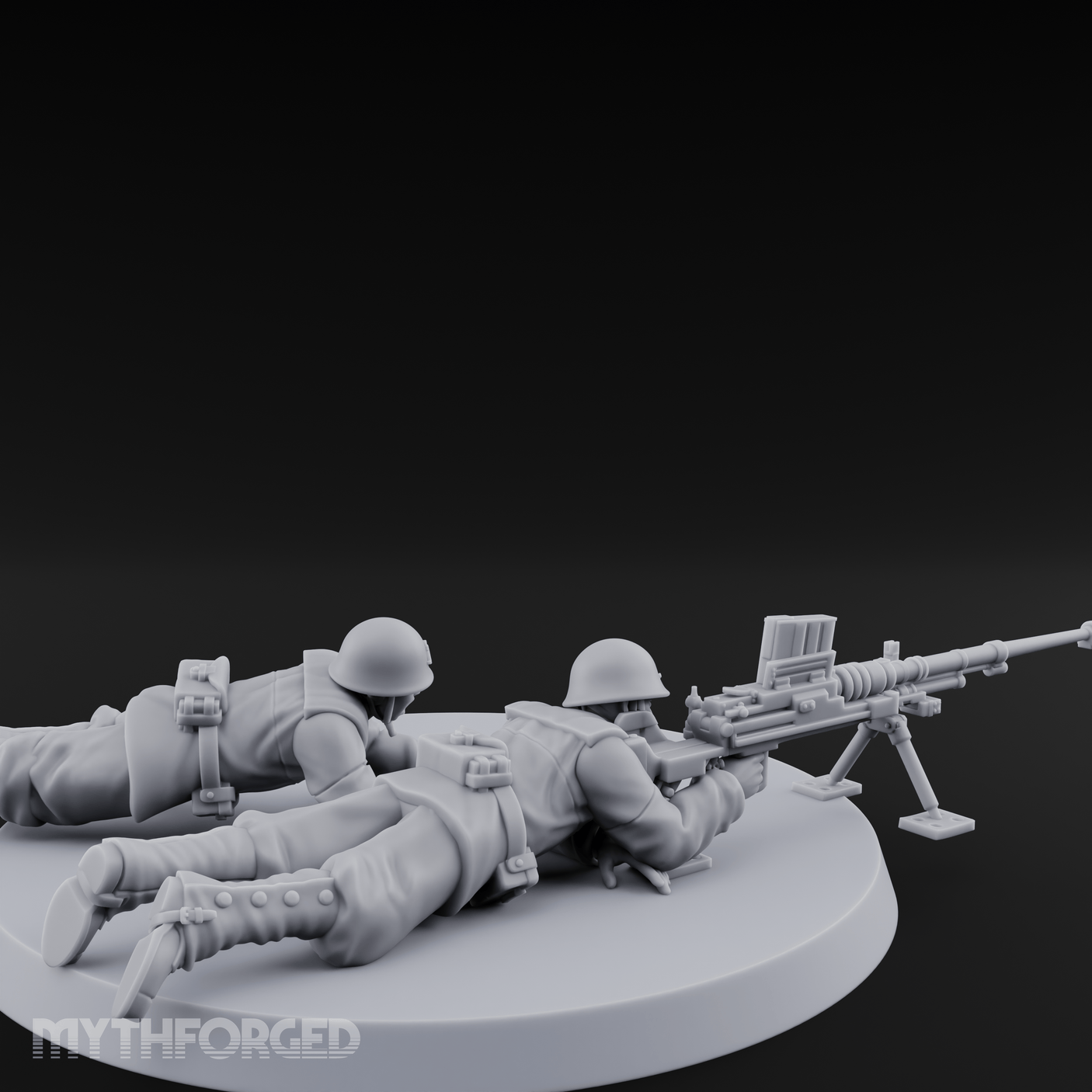 World War 2 Japanese Anti Tank Rifle Miniature for Dungeons and Dragons, Pathfinder or other TTRPGs