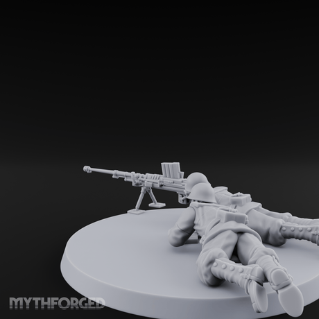 World War 2 Japanese Anti Tank Rifle Miniature for Dungeons and Dragons, Pathfinder or other TTRPGs