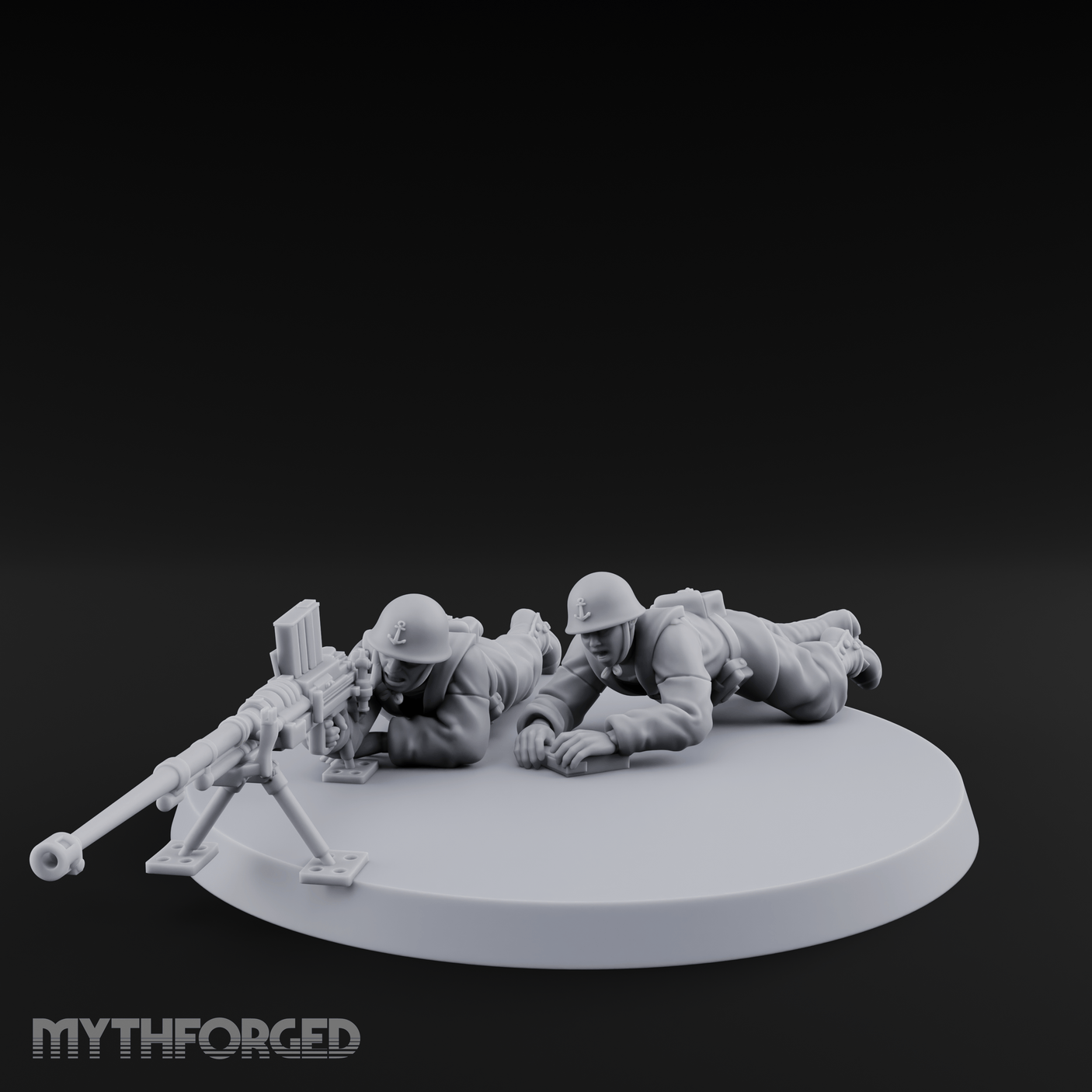 World War 2 Japanese Anti Tank Rifle Miniature for Dungeons and Dragons, Pathfinder or other TTRPGs