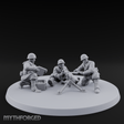 World War 2 Japanese MMG Team Miniature for Dungeons and Dragons, Pathfinder or other TTRPGs