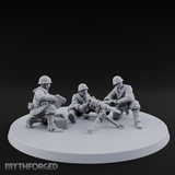 World War 2 Japanese MMG Team Miniature for Dungeons and Dragons, Pathfinder or other TTRPGs
