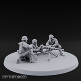 World War 2 Japanese MMG Team Miniature for Dungeons and Dragons, Pathfinder or other TTRPGs