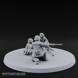 World War 2 Japanese MMG Team Miniature for Dungeons and Dragons, Pathfinder or other TTRPGs
