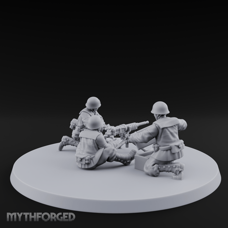 World War 2 Japanese MMG Team Miniature for Dungeons and Dragons, Pathfinder or other TTRPGs