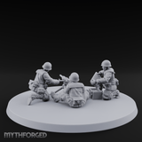 World War 2 Japanese MMG Team Miniature for Dungeons and Dragons, Pathfinder or other TTRPGs