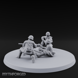 World War 2 Japanese MMG Team Miniature for Dungeons and Dragons, Pathfinder or other TTRPGs