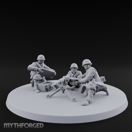 World War 2 Japanese MMG Team Miniature for Dungeons and Dragons, Pathfinder or other TTRPGs