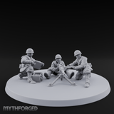 World War 2 Japanese MMG Team Miniature for Dungeons and Dragons, Pathfinder or other TTRPGs