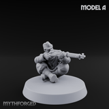 Squinting Down The Barrel World War 2 Japanese Sniper Miniature for Dungeons and Dragons, Pathfinder or other TTRPGs