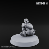 Squinting Down The Barrel World War 2 Japanese Sniper A Miniature for Dungeons and Dragons, Pathfinder or other TTRPGs