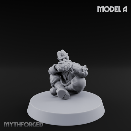 Squinting Down The Barrel World War 2 Japanese Sniper A Miniature for Dungeons and Dragons, Pathfinder or other TTRPGs