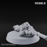 Squinting Down The Barrel World War 2 Japanese Sniper Miniature for Dungeons and Dragons, Pathfinder or other TTRPGs