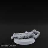 Prone Observing World War 2 Japanese Spotter Miniature for Dungeons and Dragons, Pathfinder or other TTRPGs