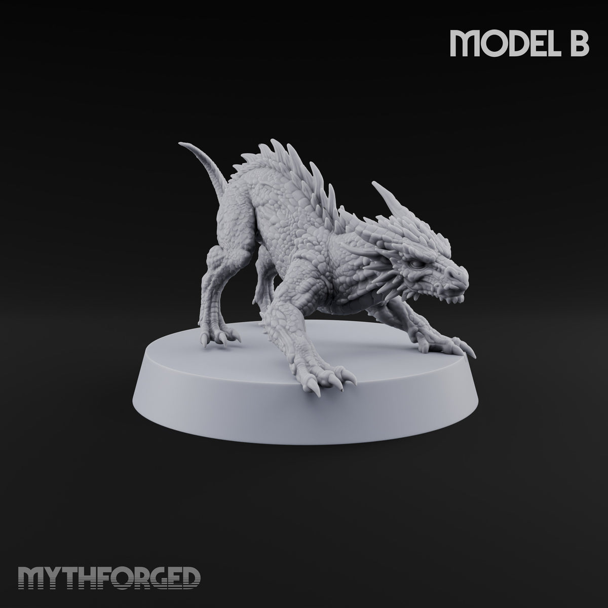 Just Hatched, Already Hunting Dragon Wyrmling B