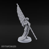 Shouting the Fan Skyward Elf Banner Bearer