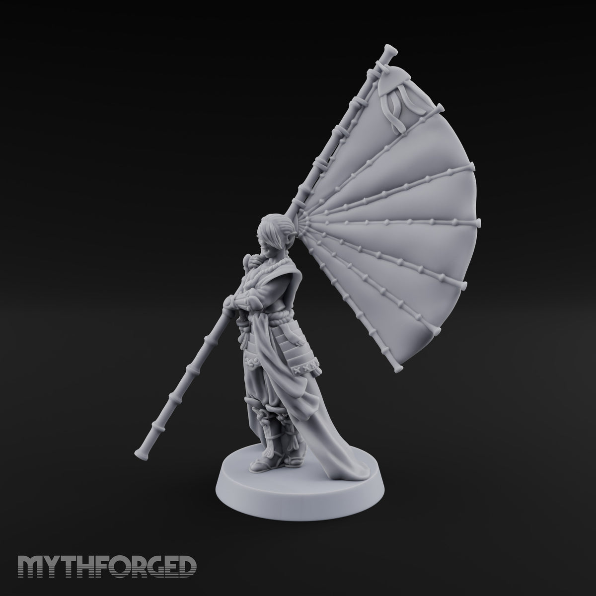 Shouting the Fan Skyward Elf Banner Bearer